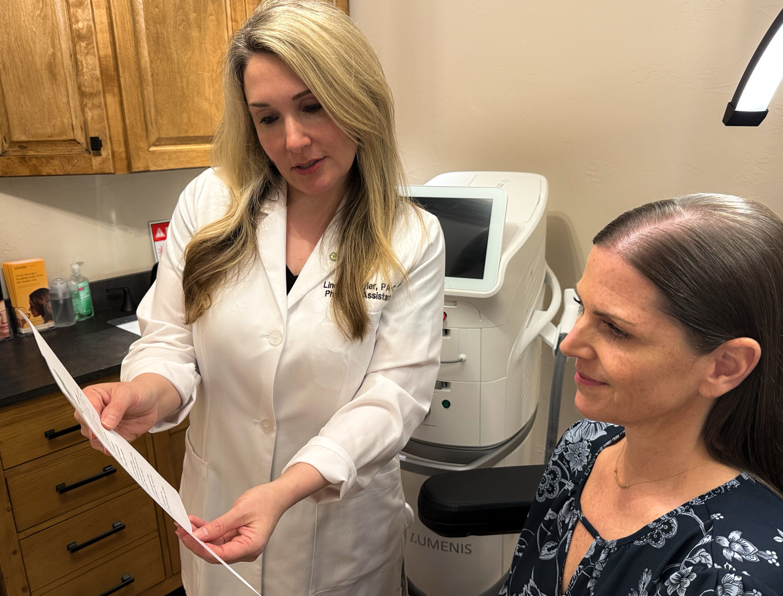 Consult with patient for